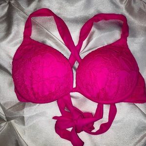 “The Gorgeous” Victoria’s Secret pink lace top